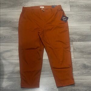 Ava & Viv Women's Rust Cropped Pants